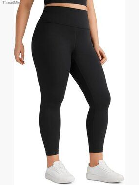 Buttery Soft High Waisted Leggings 25" Inseam Plus Size Workout Pants